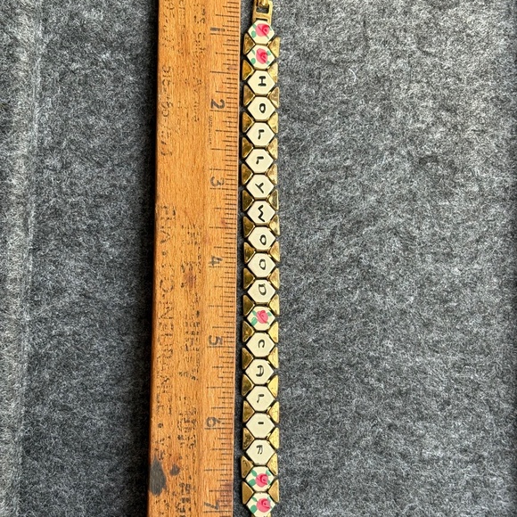 Vintage 1950's Hollywood California Enameled Souvenir Bracelet - Retro Hollywood - Picture 3 of 9